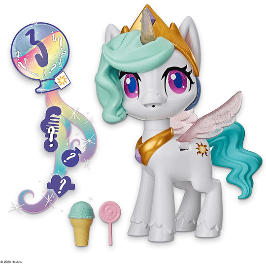 Unicornio Princesa Celestia besitos Mágicos 