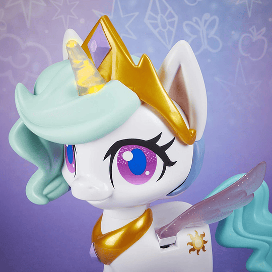 Unicornio Princesa Celestia besitos Mágicos 
