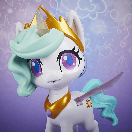 Unicornio Princesa Celestia besitos Mágicos 