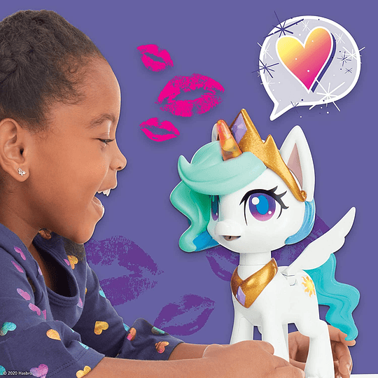 Unicornio Princesa Celestia besitos Mágicos 