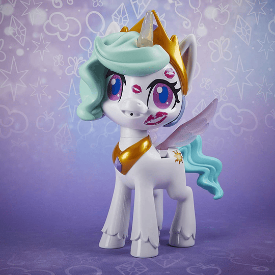 Unicornio Princesa Celestia besitos Mágicos 