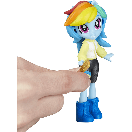 Rainbow Dash y Starlight Glimmer Muñecas Equestria Girls Fashion con más de 40 accesorios My Little Pony