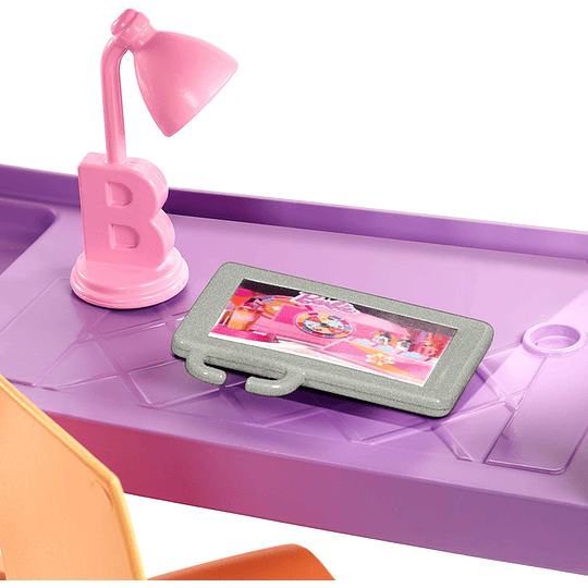  Barbie Muñeca con muebles de dormitorio y accesorios