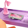  Barbie Muñeca con muebles de dormitorio y accesorios