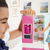 Barbie Refrigerador, accesorios para cocina con muñeca rubia