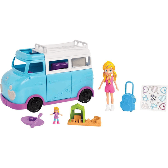 Caravana de aventuras de Polly Pocket, accesorios para muñecas