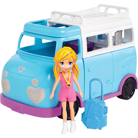 Caravana de aventuras de Polly Pocket, accesorios para muñecas