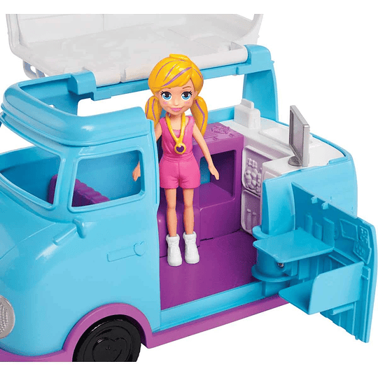 Caravana de aventuras de Polly Pocket, accesorios para muñecas