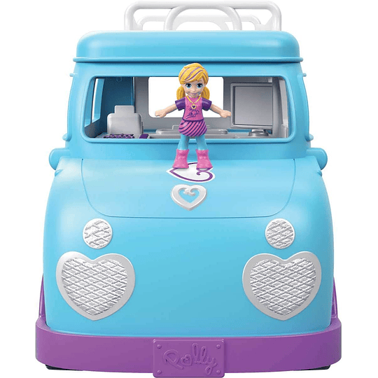 Caravana de aventuras de Polly Pocket, accesorios para muñecas