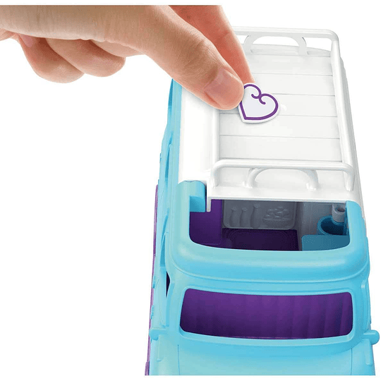 Caravana de aventuras de Polly Pocket, accesorios para muñecas