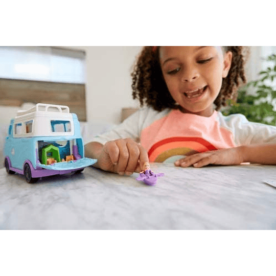 Caravana de aventuras de Polly Pocket, accesorios para muñecas