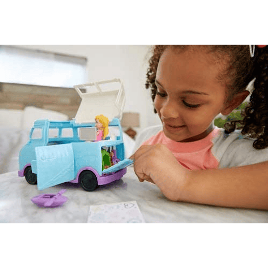 Caravana de aventuras de Polly Pocket, accesorios para muñecas