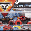 Maldición del capitán y Crushstation Monster Jam 2020 - Escala de cambio de color 1:64