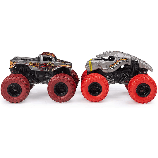 Maldición del capitán y Crushstation Monster Jam 2020 - Escala de cambio de color 1:64