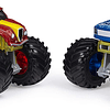 Radical Rescue y Blue Thunder Monster Jam 2020 - Escala de cambio de color 1:64 paquete de 2