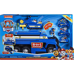 Chase 5 en 1 Ultimate Cruiser con luces y sonidos Paw Patrol