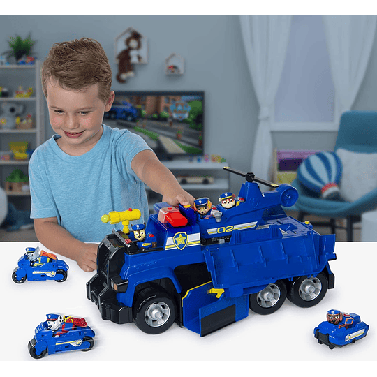 Chase 5 en 1 Ultimate Cruiser con luces y sonidos Paw Patrol
