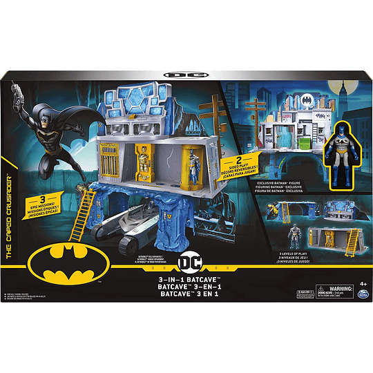  3-in-1 Batcave DC Comics