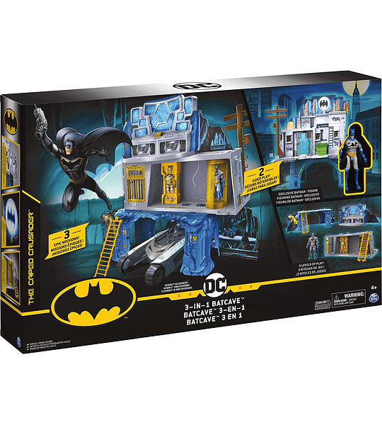  3-in-1 Batcave DC Comics
