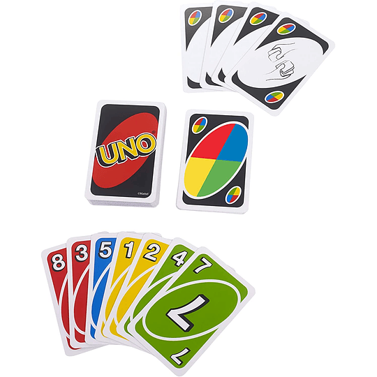 UNO clasico con comodines personalizados juego de cartas Mattel