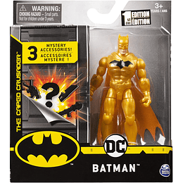 Batman Defender DC Comics Figura de Acción 10 cm 3 Accesorios sorpresas 
