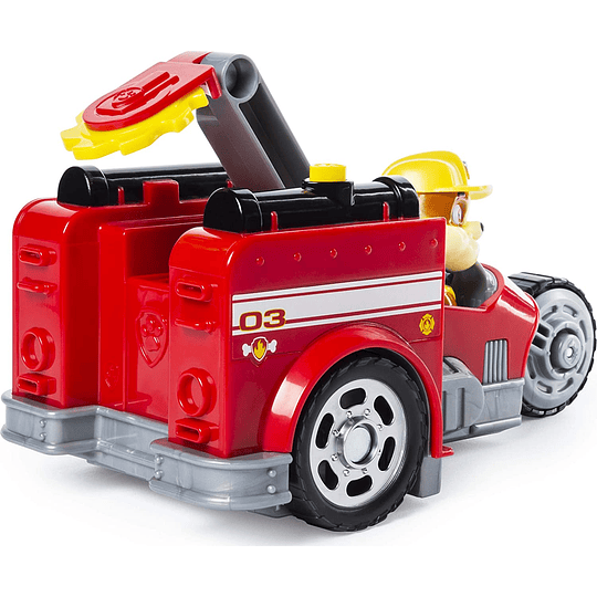 Marshall y Rubble Vehículo de Split-SSecond 2 vehículo en 1, Paw Patrol