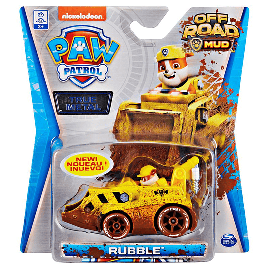 Rubble Off Road Mud True Metal Paw Patrol 