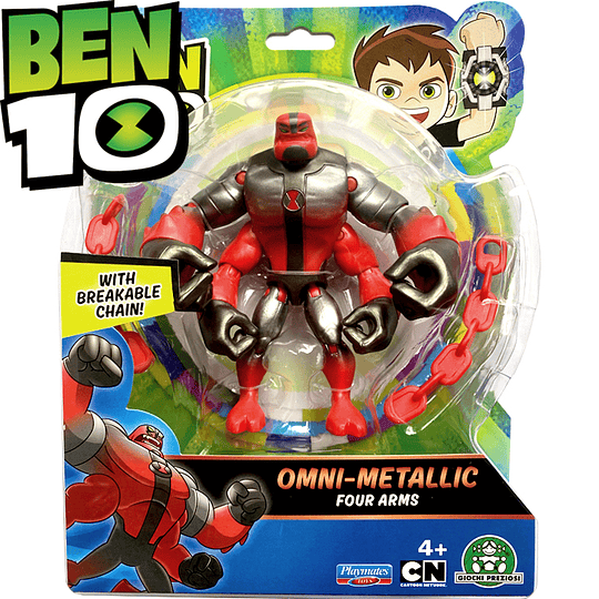 Four Arms Omni-Metálicos Ben 10 Aliens