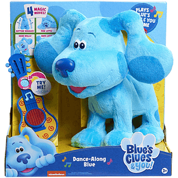 Blue's Clues & You! Las Pistas de Blue y tu, Dance Along Blue Felush Multicolor