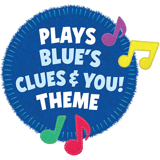 Blue's Clues & You! Las Pistas de Blue y tu, Dance Along Blue Felush Multicolor