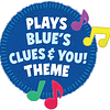 Blue's Clues & You! Las Pistas de Blue y tu, Dance Along Blue Felush Multicolor