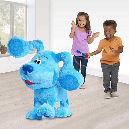 Blue's Clues & You! Las Pistas de Blue y tu, Dance Along Blue Felush Multicolor