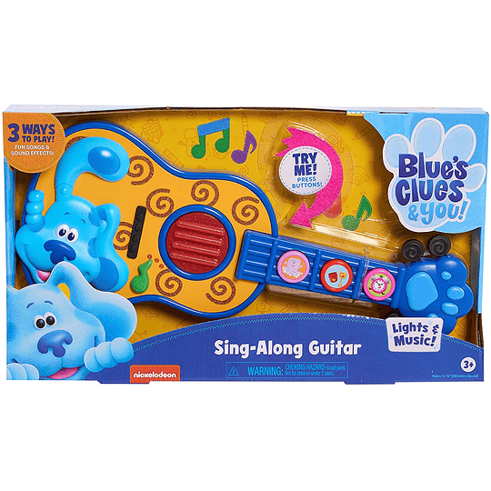 Blue's Pistes & You Las Pista de Blue y tu, Canta con la Melodia de la guitarra