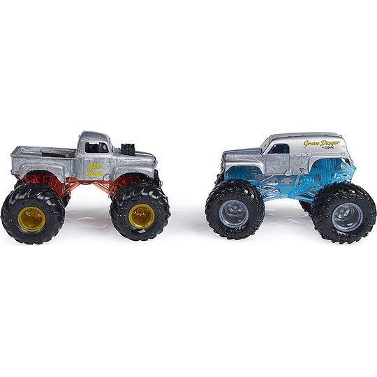 Grave Digger vs Grave Digger cambian de color, escala 1:64