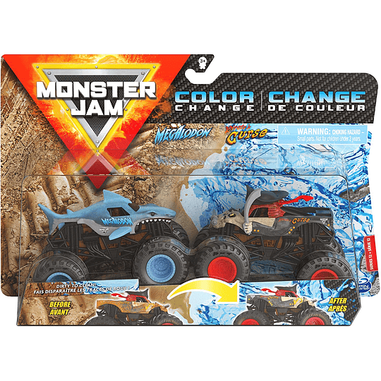 Megalodon vs Pirate's maldición cambio de color