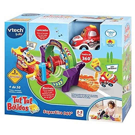Supergiro 360º Tut tut bólidos VTech