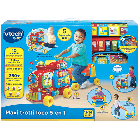 Maxi Tren 5 en 1 Vtech Cinco Modos de Juego