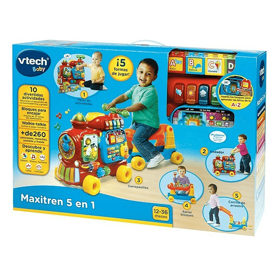 Maxi Tren 5 en 1 Vtech Cinco Modos de Juego