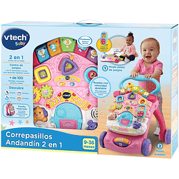 Correpasillos Andandín 2 en 1 Color Rosado VTech 