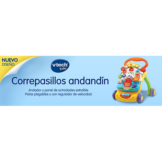 Correpasillos Andandín 2 en 1 Color Rosado VTech 