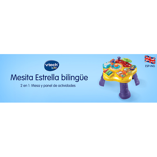 Mesita Infantil Estrella Bilingüe VTech 