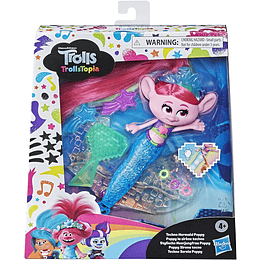 Poppy Sirena Tecno DreamWorks Trolls