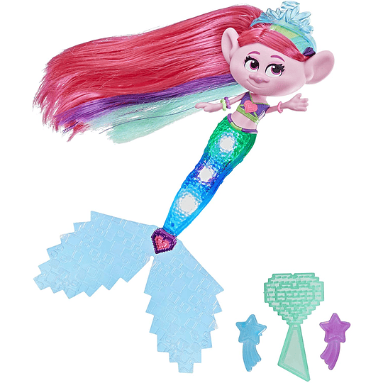 Poppy Sirena Tecno DreamWorks Trolls