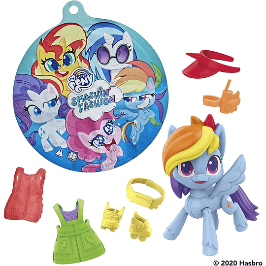 Rainbow Dash My Little Pony Smashin' Fashion 9 Sorpresas 