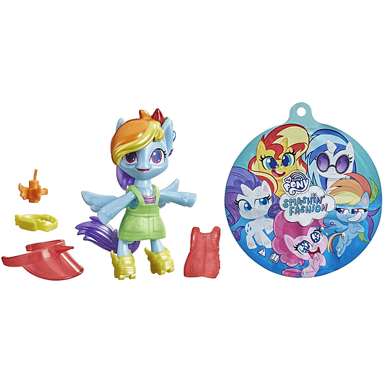 Rainbow Dash My Little Pony Smashin' Fashion 9 Sorpresas 