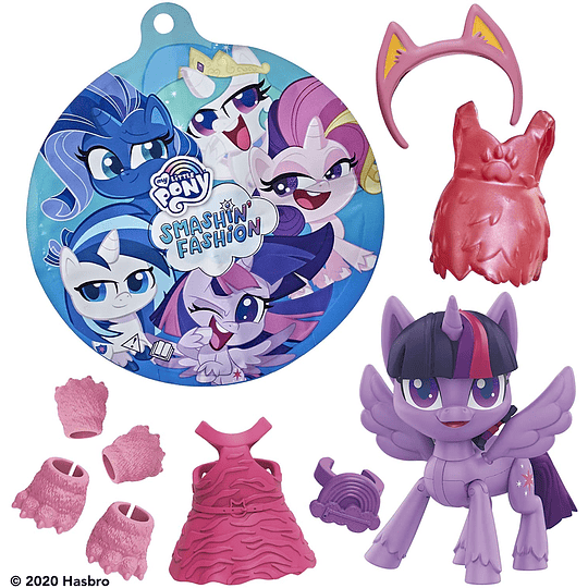 Twilight Sparkle My Little Pony Smashin' Fashion 9 Sorpresas