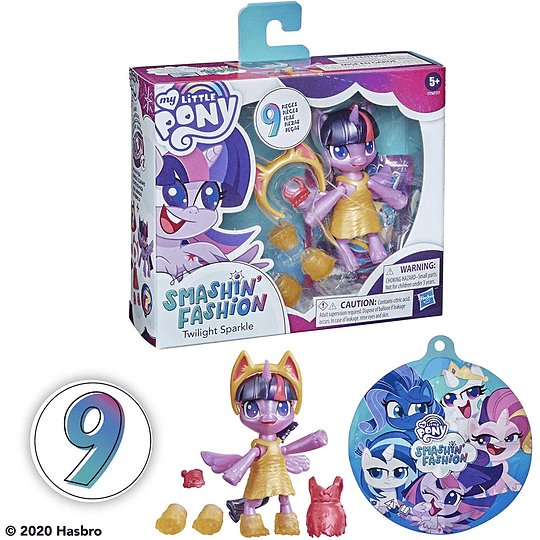 Twilight Sparkle My Little Pony Smashin' Fashion 9 Sorpresas