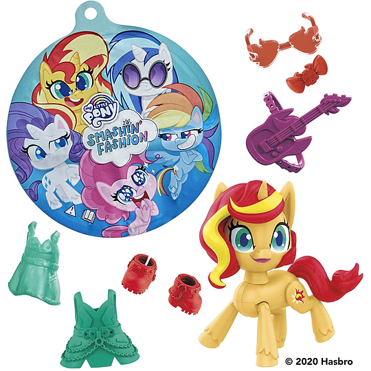 Sunset Shimmer My Little Pony Smashin' Fashion 9 Sorpresas