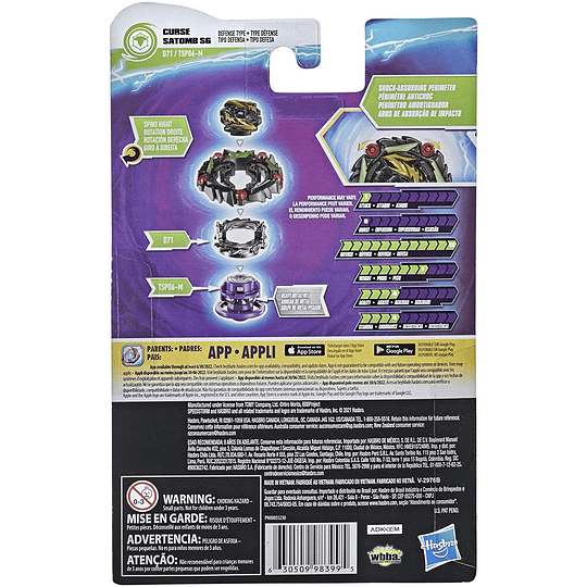 Curse Satomb S6 BEYBLADE Burst Surge Speed storm 