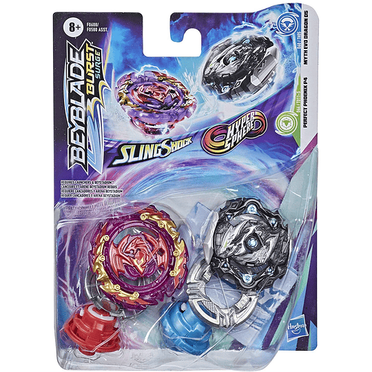 Perfect Phoenix P4 Slingshock Myth Evo Dragon D5 Hypersphere BEYBLADE Burst Surge Dual